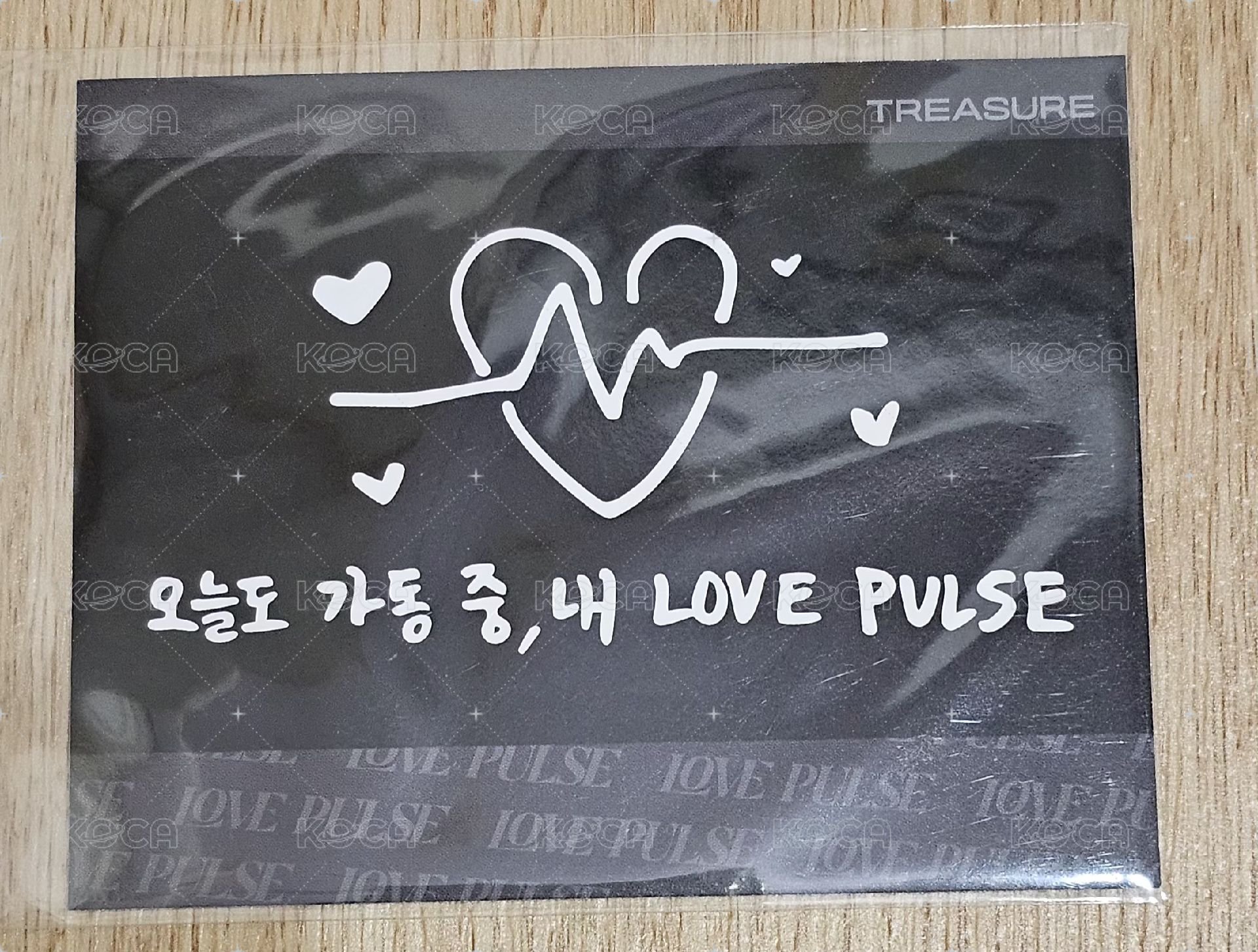 TREASUR 3rd MINI ALBUM 《LOVE PULSE》POP-UP STORE 未公開 / 抽選拍立得  背面