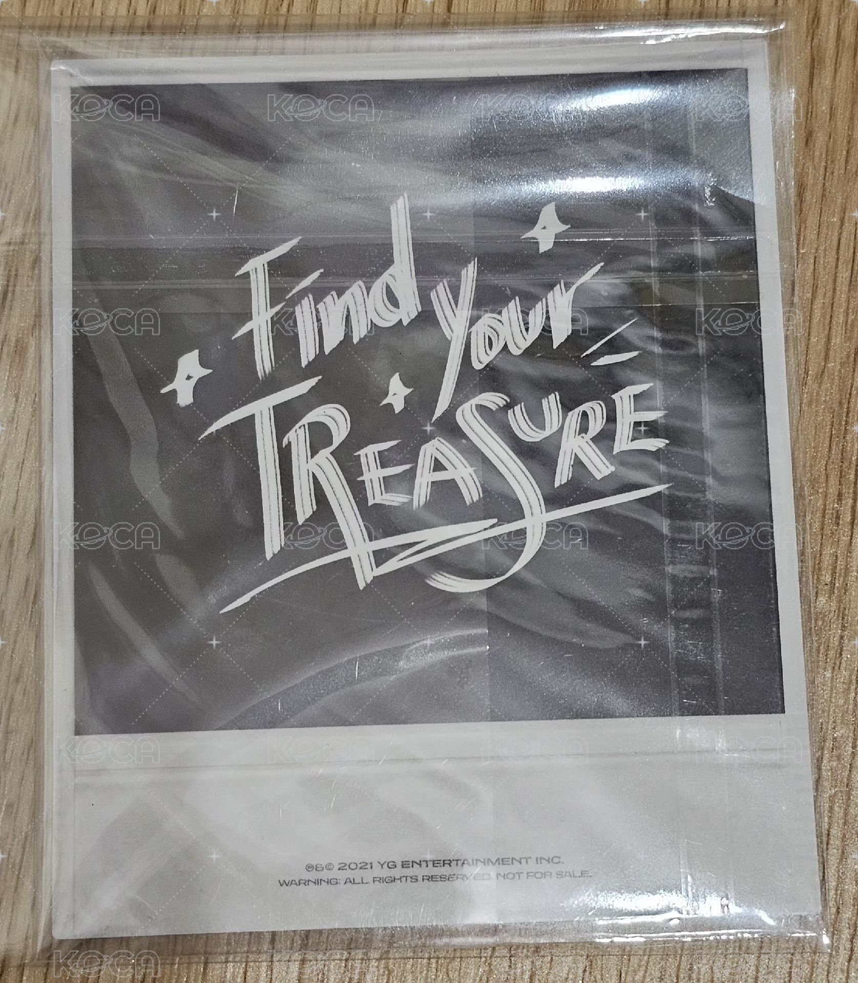 THE FIRST STEP:TREASURE EFFECT 未公開 / 抽選拍立得  背面