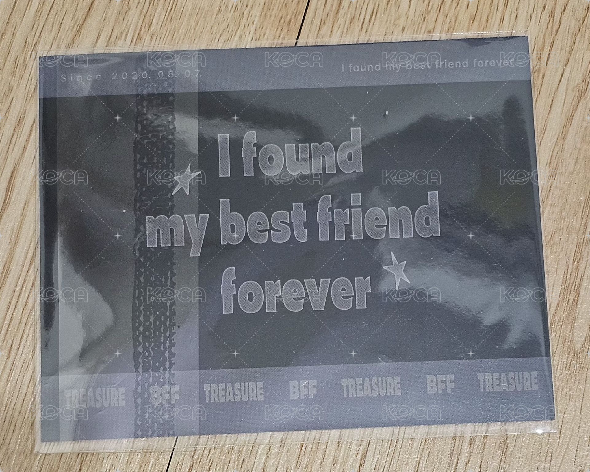 BEST FRIEND FOREVER 未公開 / 抽選拍立得  背面