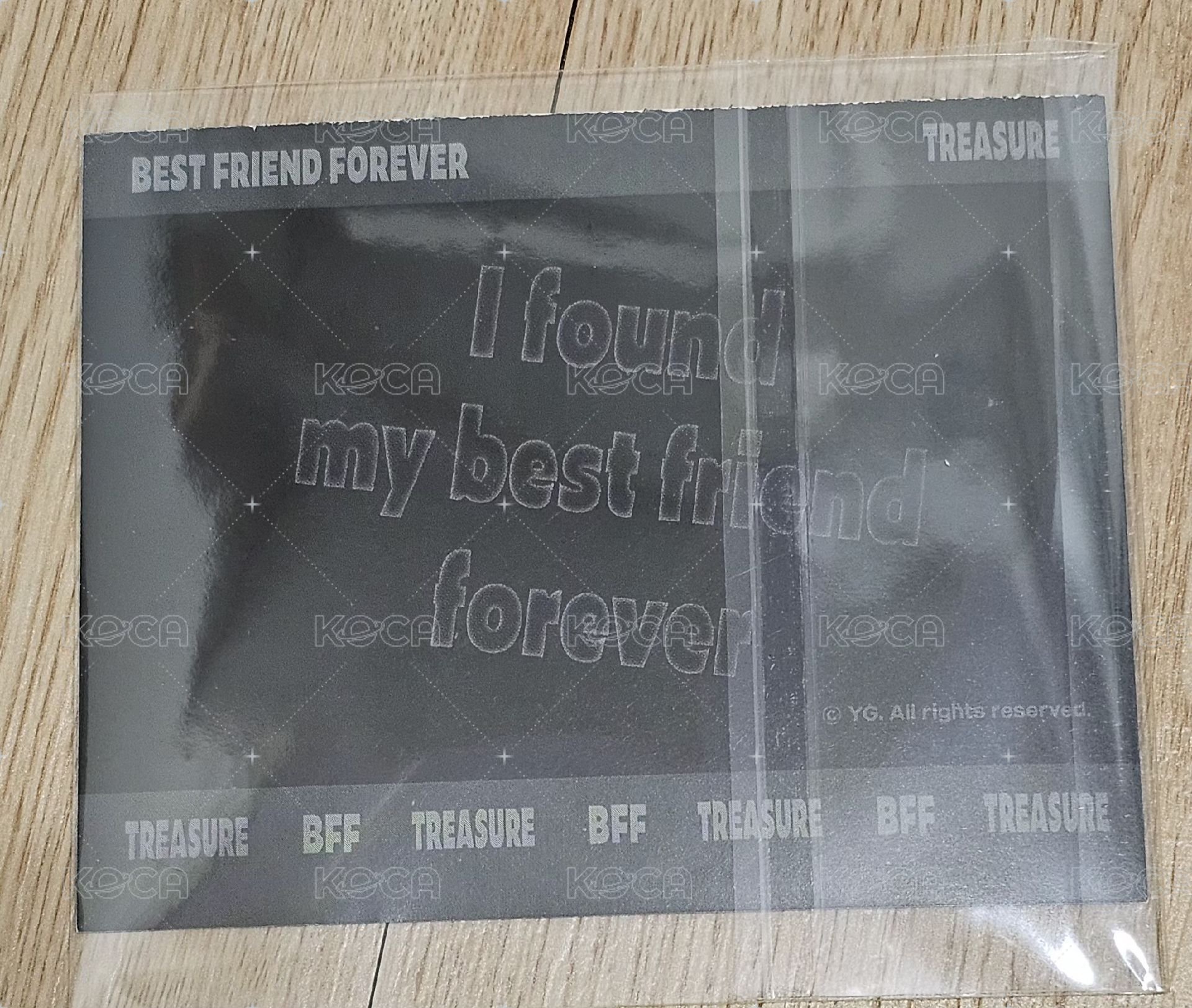 BEST FRIEND FOREVER 未公開 / 抽選拍立得  背面
