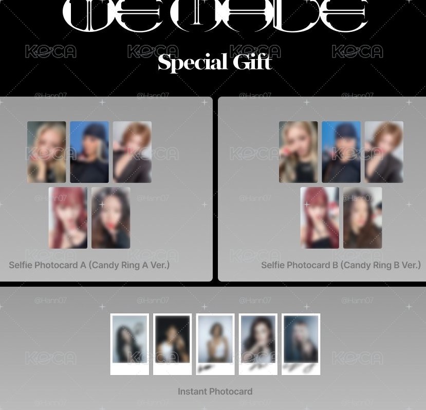 i-dle wvs1.0 單成員二卡一拍
