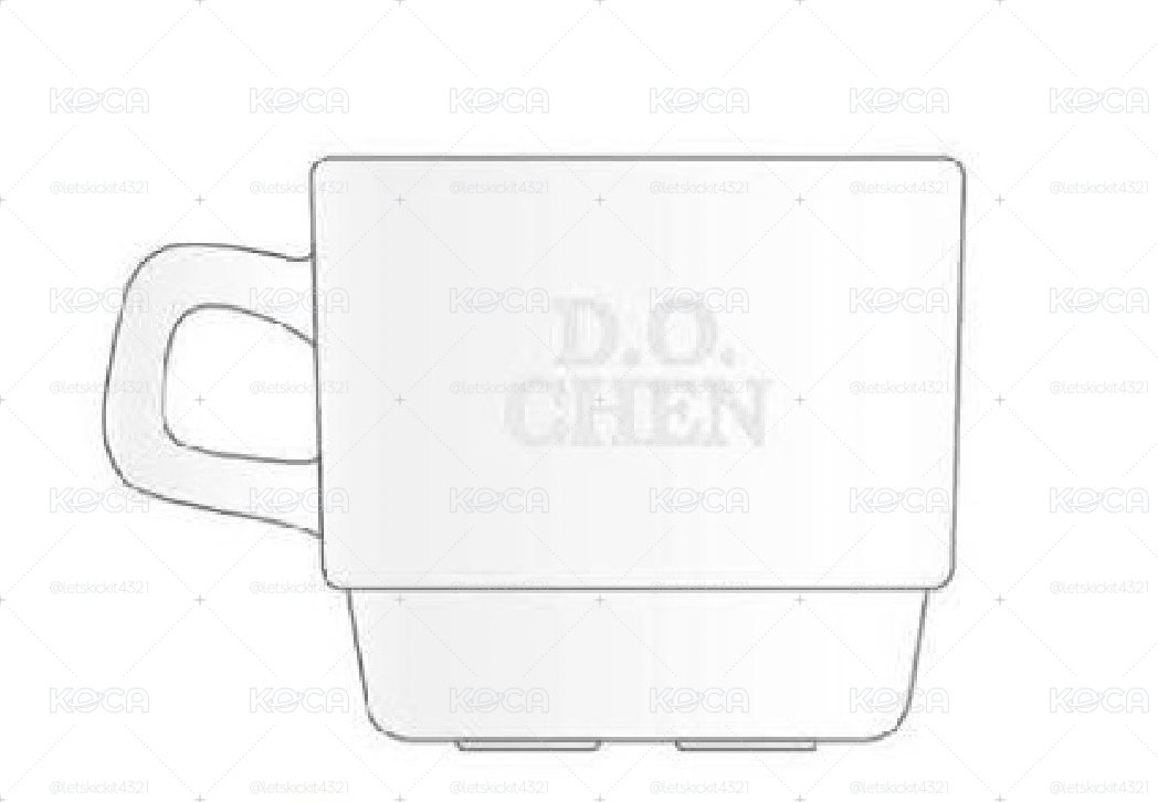 Universe 咖啡杯 D.O. CHEN組