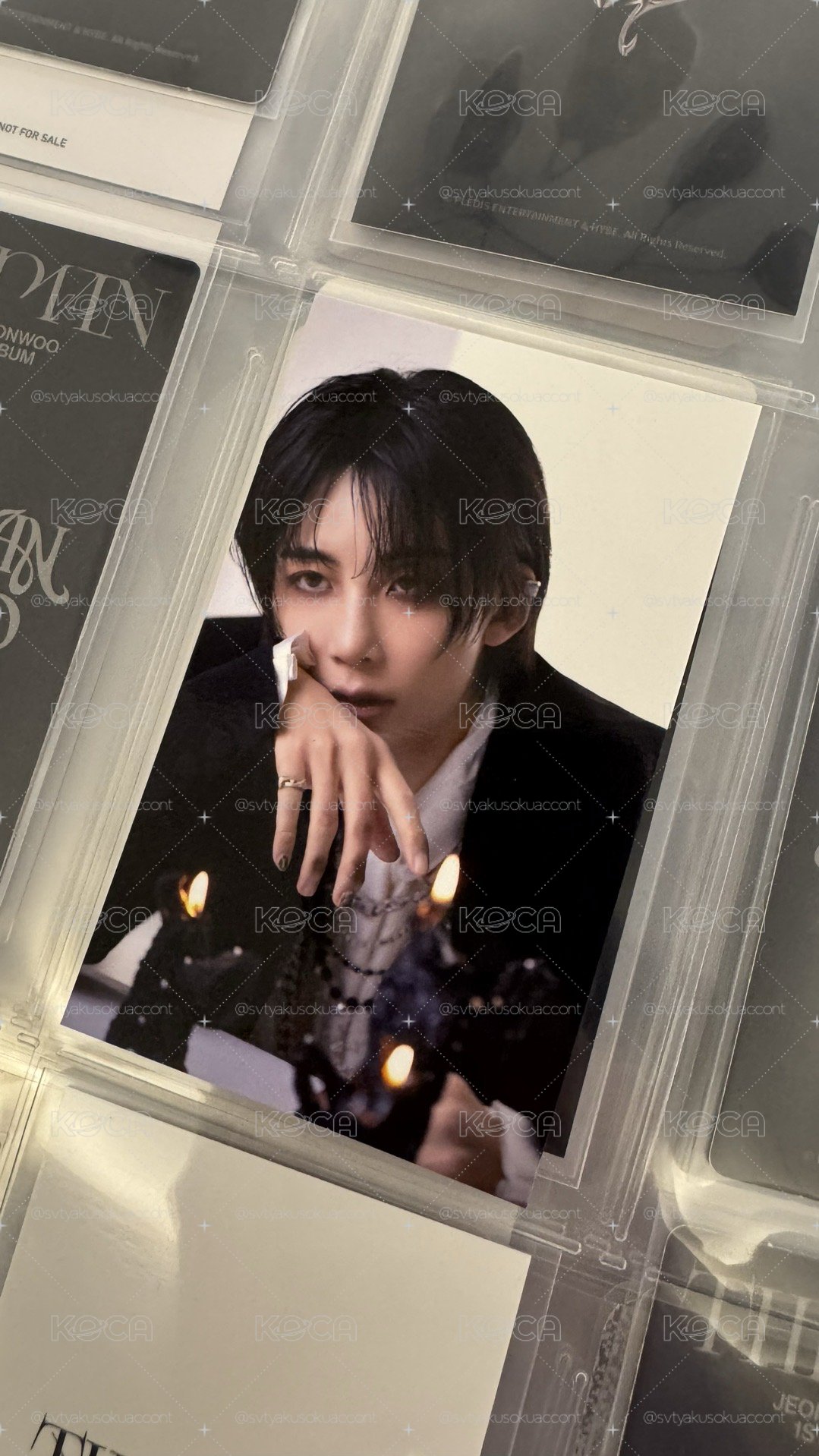 THIS MAN ジョンハン TSUTAYA 蔦屋 特典 トレカ 匿名配送 JEONGHANJxW<THIS MAN>小卡】This Man 蔦屋書店特典（送一本This
