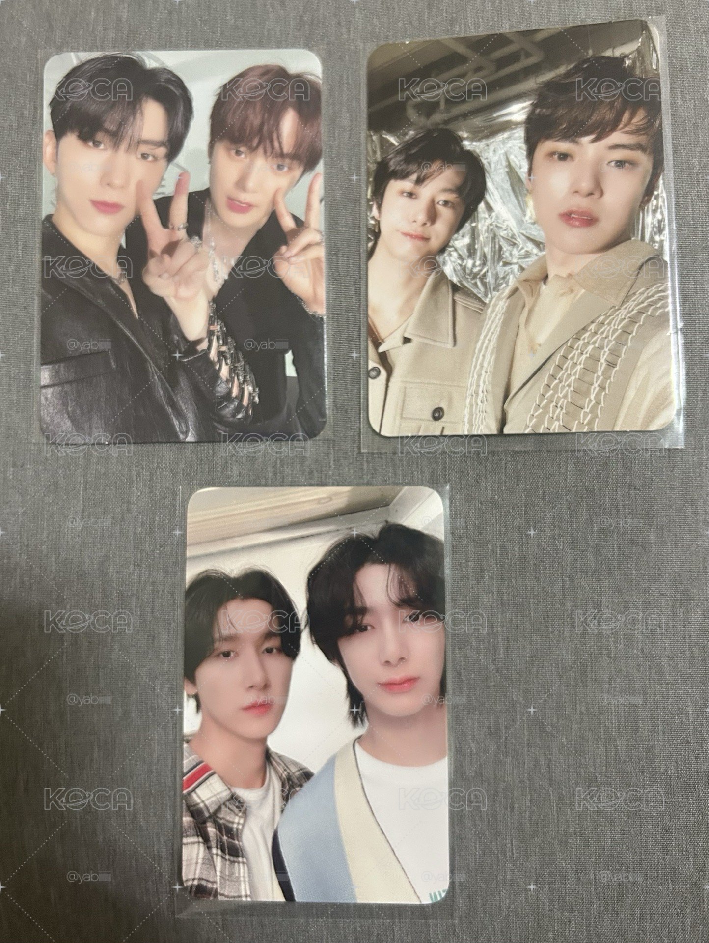 MONSTA X 雙人卡*3