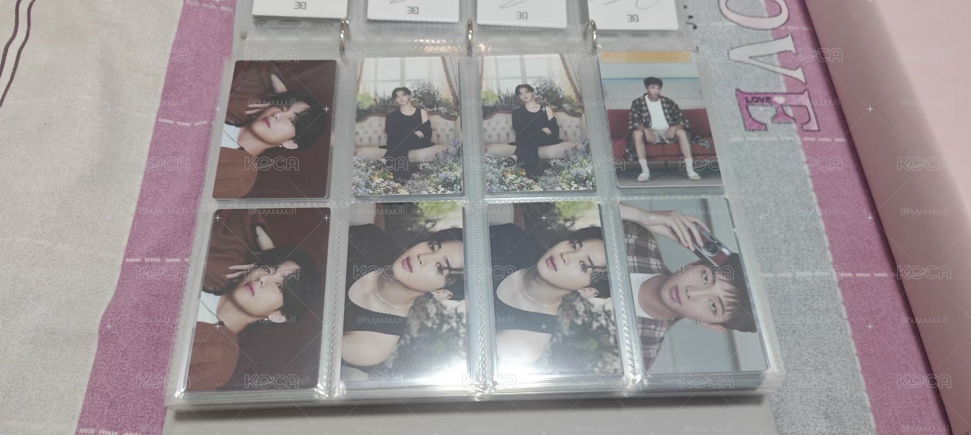 BTS be橫豎卡