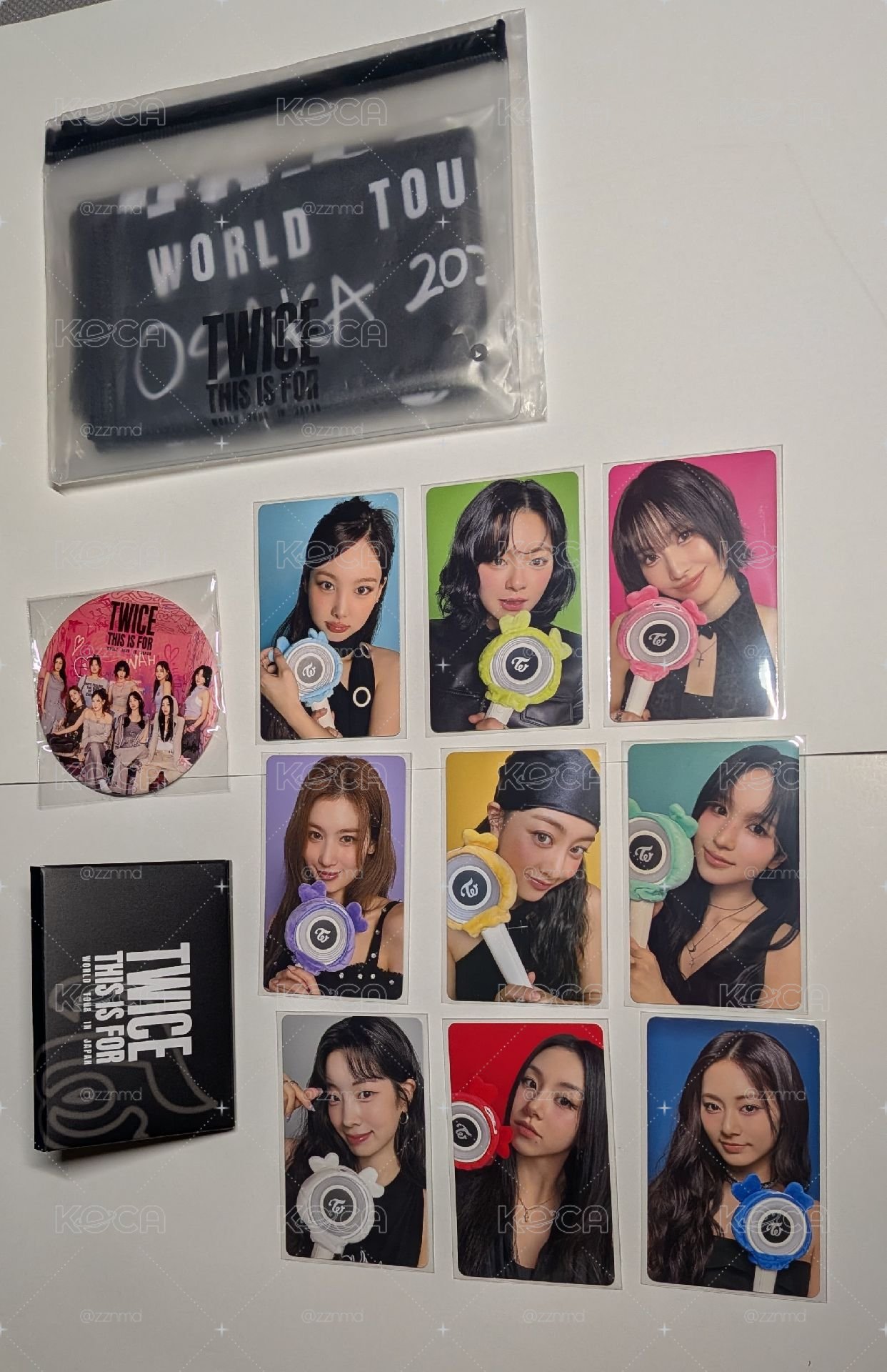 TWICE日本六巡大阪升級禮(含徽章和涼感巾)