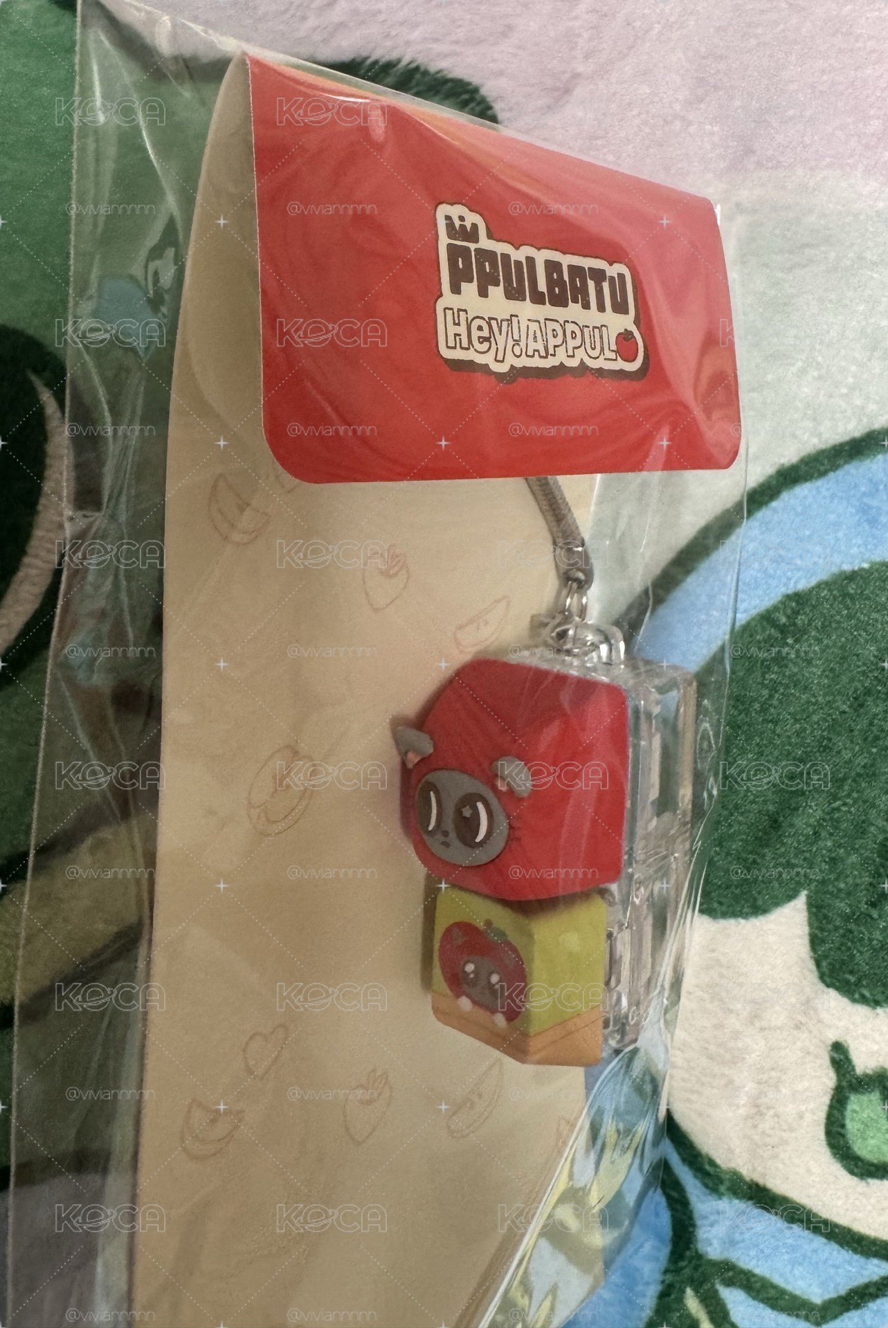 APPUL 蘋果鍵帽 鑰匙圈吊飾 松喵