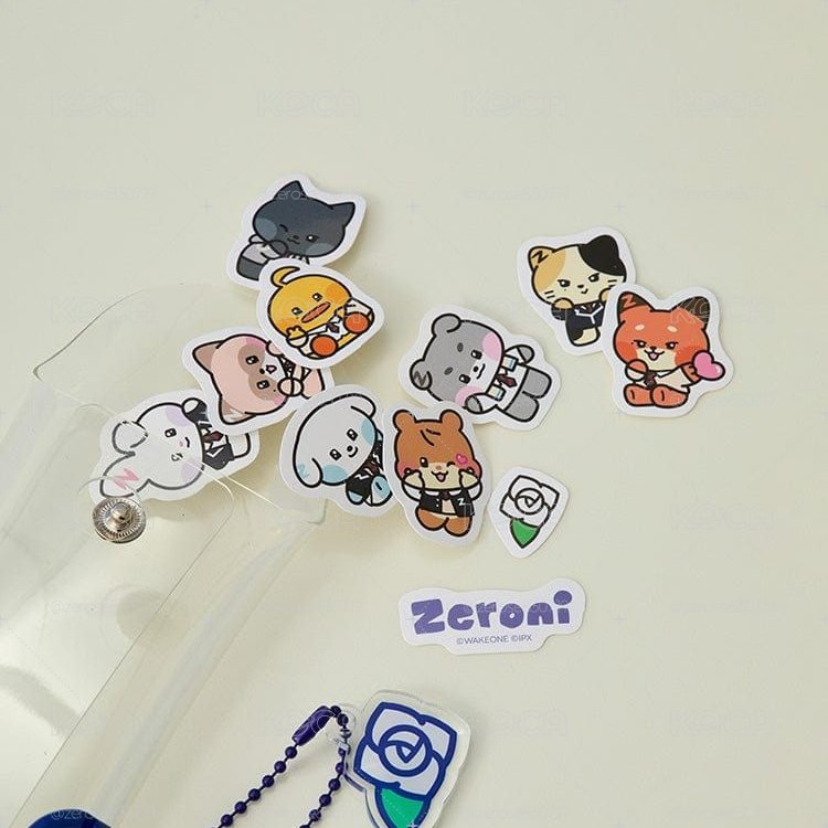 zeroni PVC收納袋貼紙組