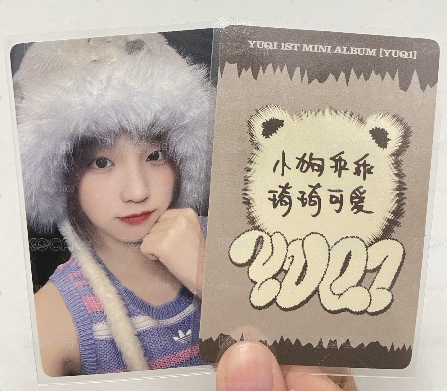 雨琦solo yzy中背簽售卡