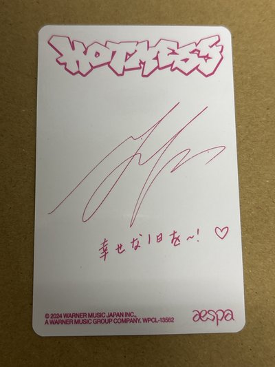 Hot Mess 專輯卡 Poster版