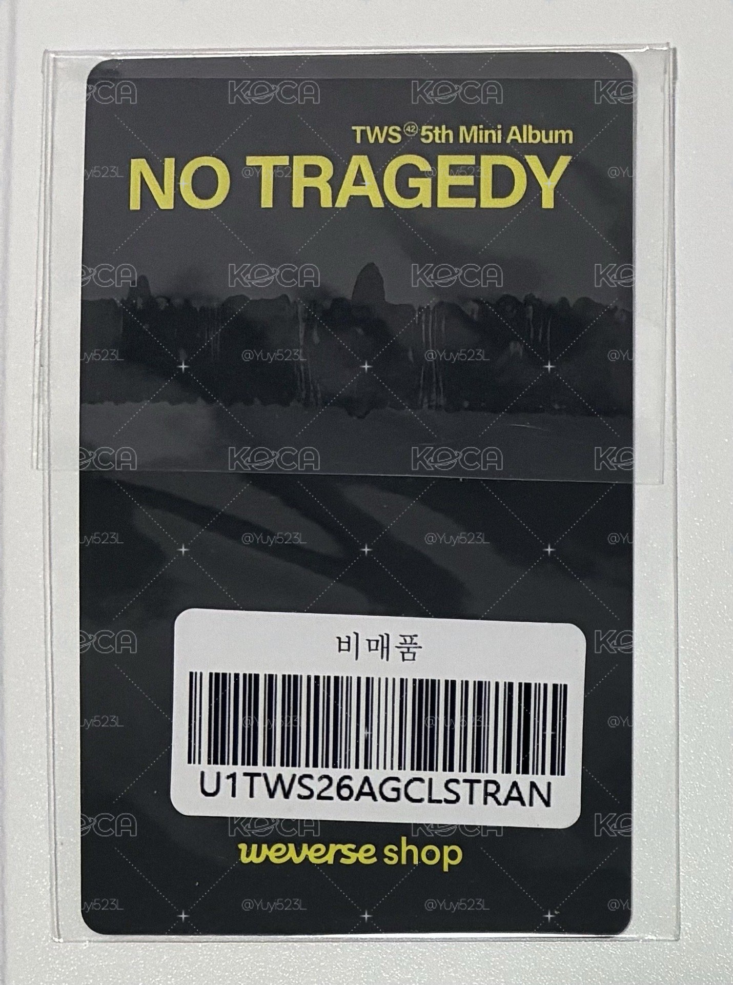 TWS 英宰 迷五wvs A版CB直播卡