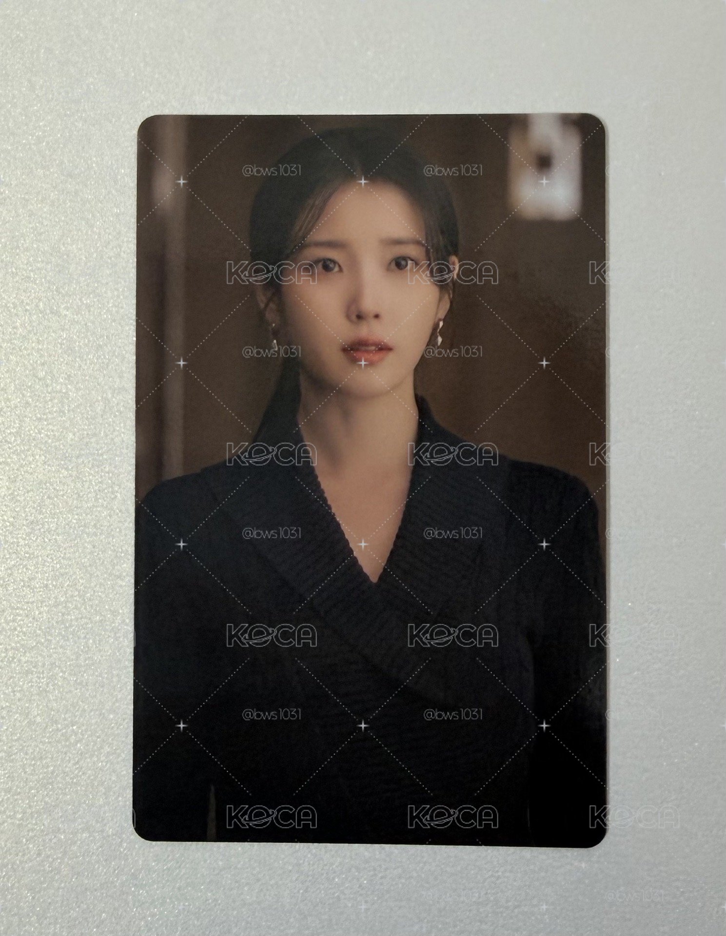 21世紀大君夫人OST小卡-IU黑衣