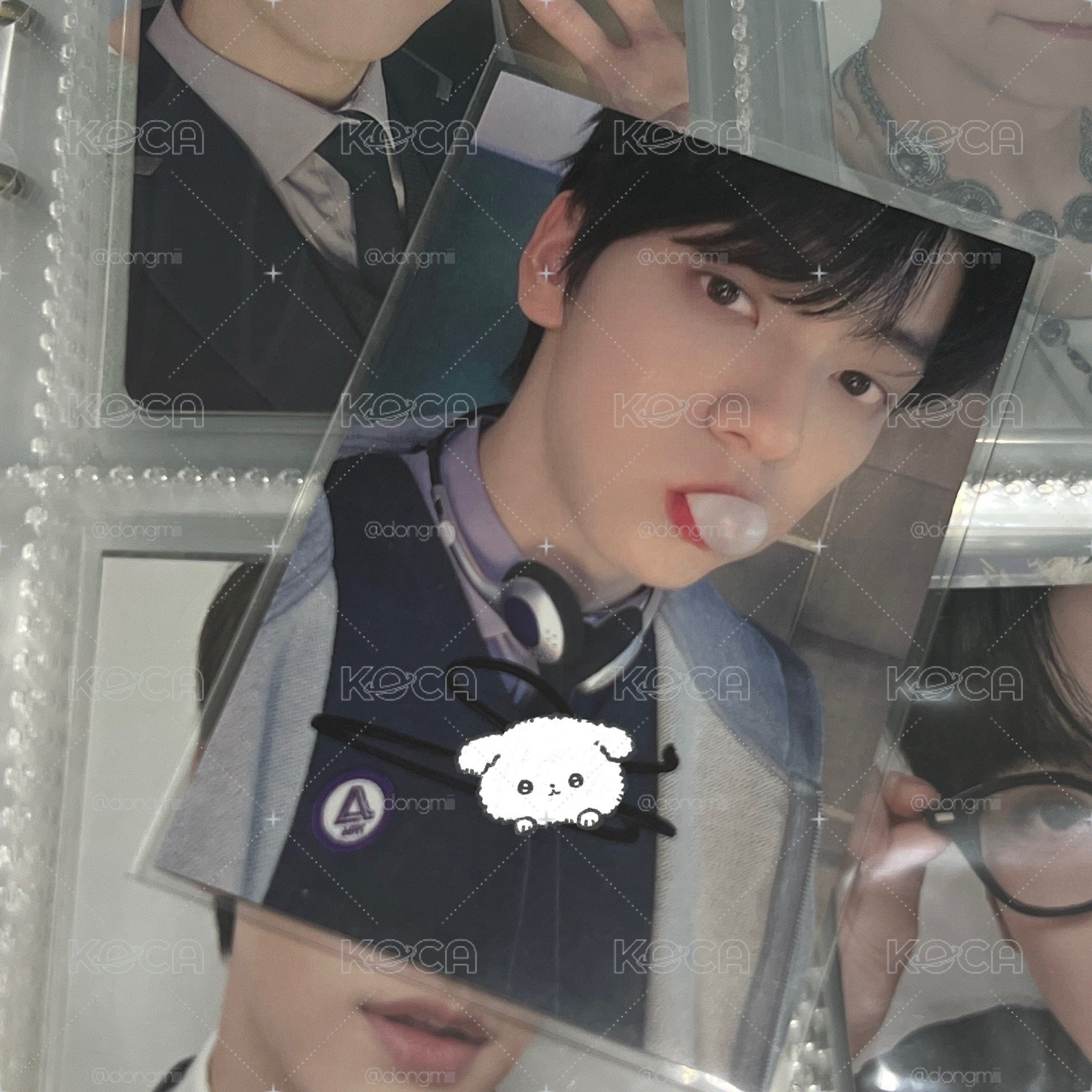 TXT 崔秀彬 親簽大盤+淡顏彩猛+蘋果黃春