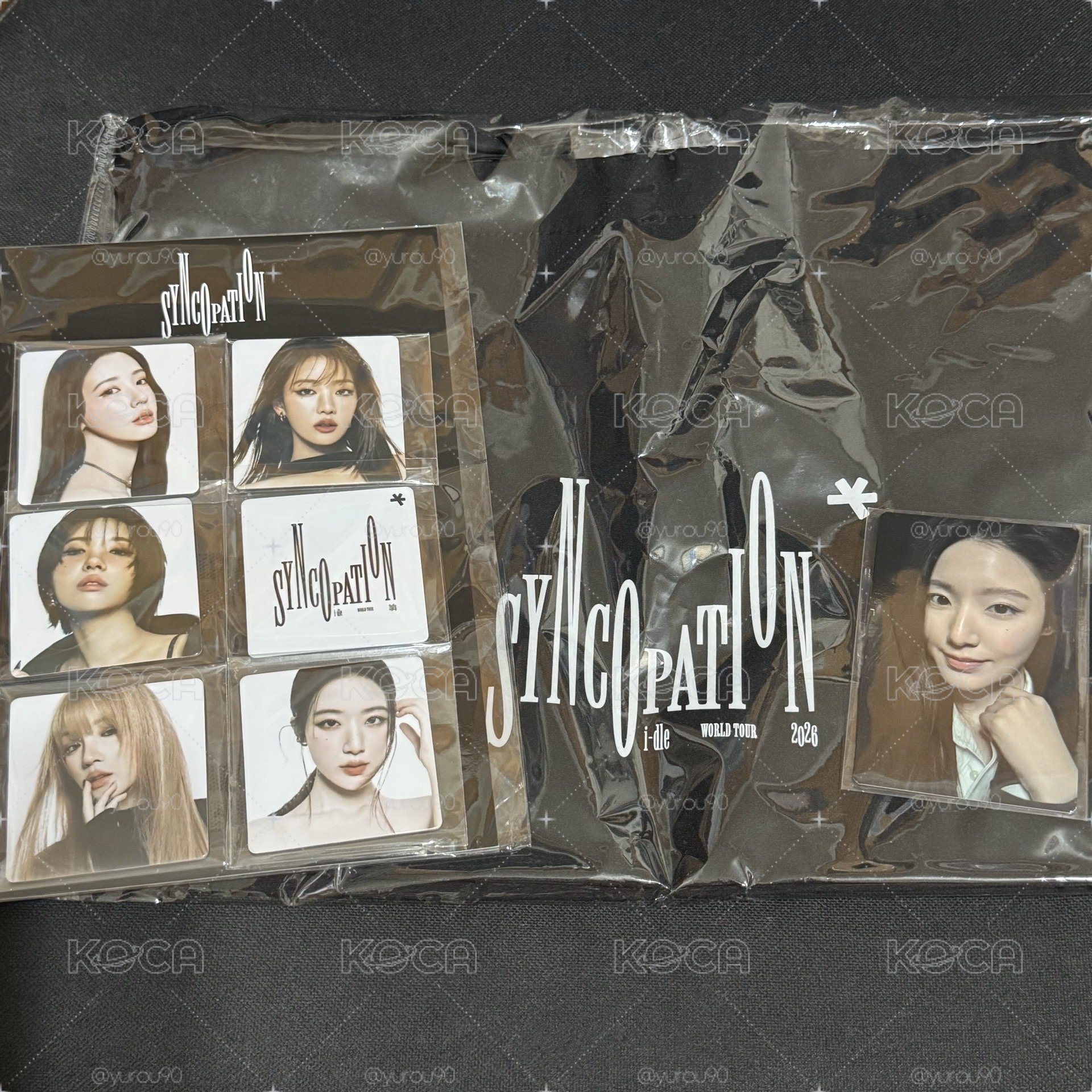 I-dle 日本橫濱場周邊束口袋、磁鐵組