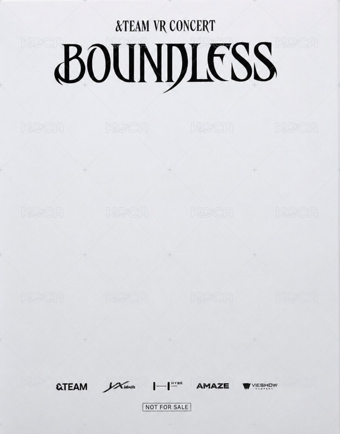BOUNDLESS 包場特典 明信片  背面