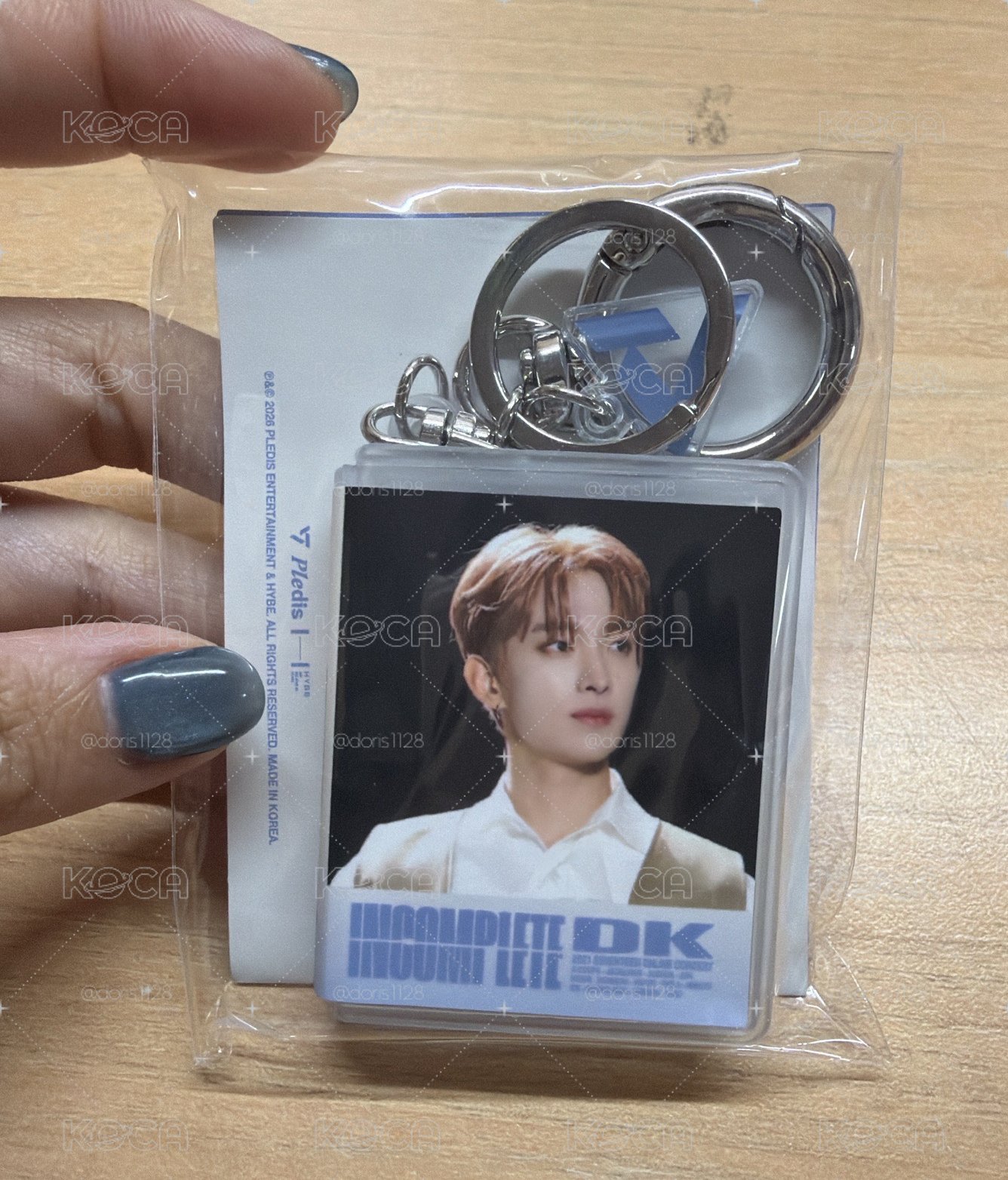Seventeen Dk  'IN-COMPLETE' 吊飾 DIGTAL CODE 