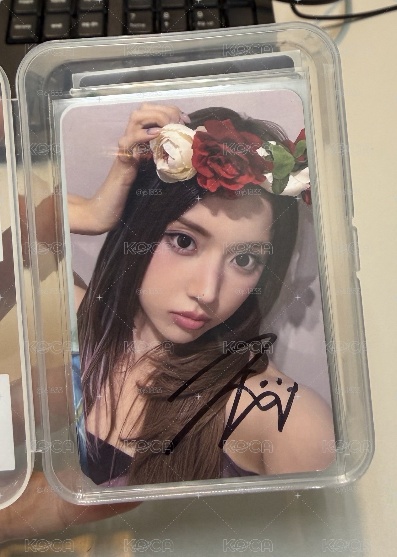 玫瑰花環友 簽卡
