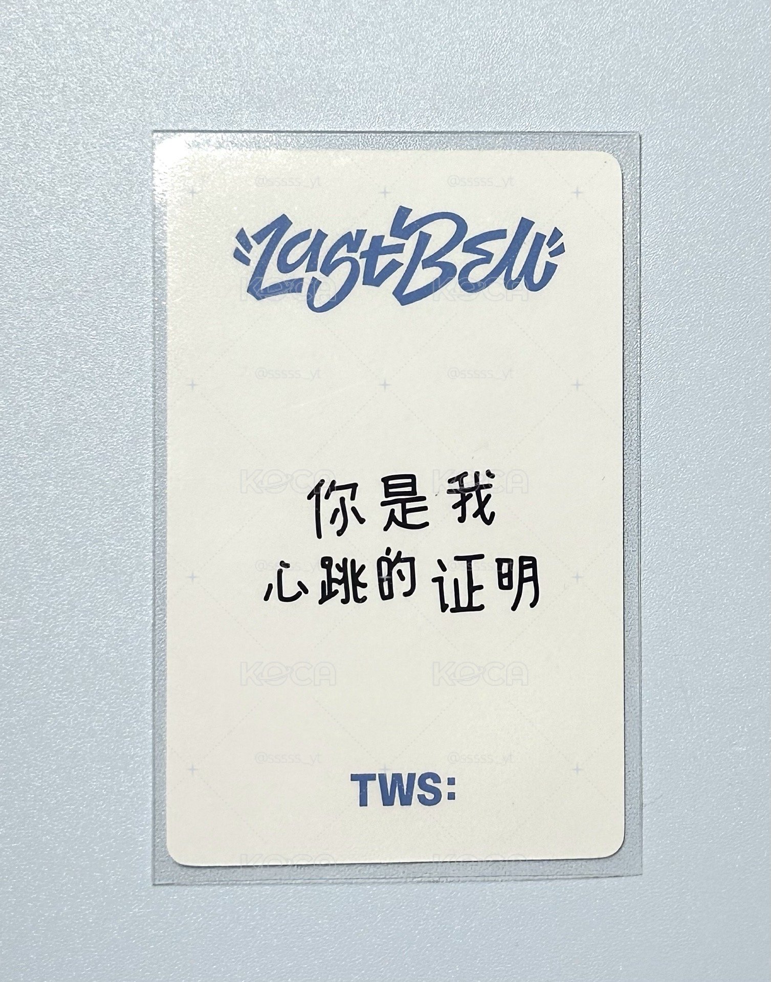 你是我心跳的證明🪼