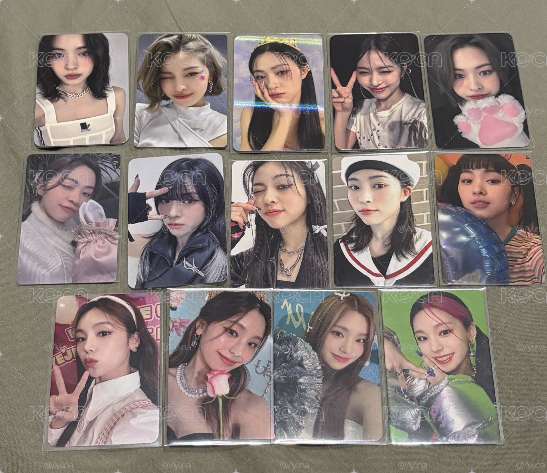 Itzy 周邊小卡特典 ryujin yeji