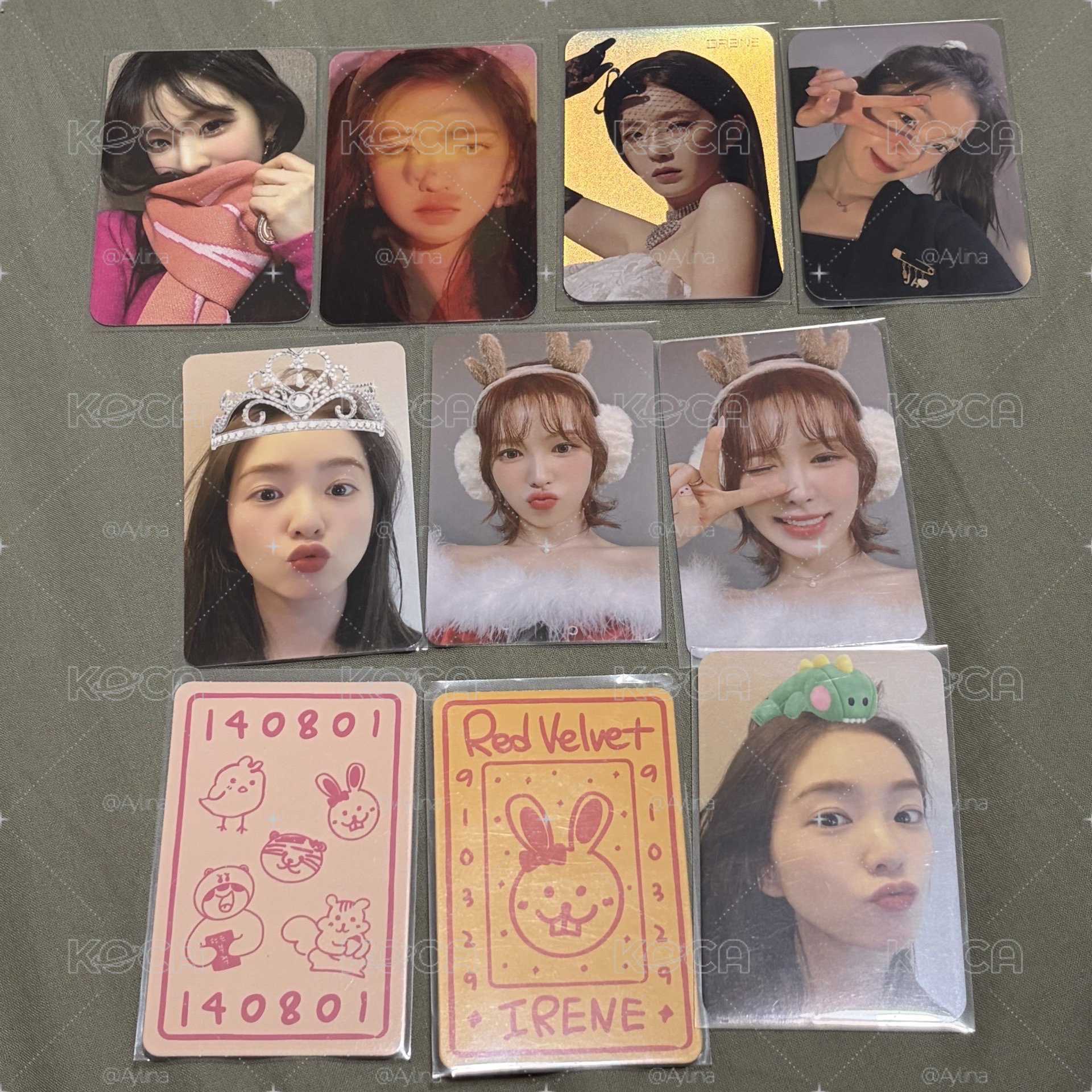 Red velvet 周邊小卡特典 Irene Wendy