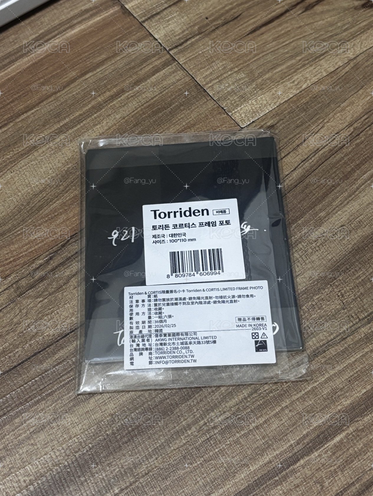 TorridenXCORTIS聯名小卡
