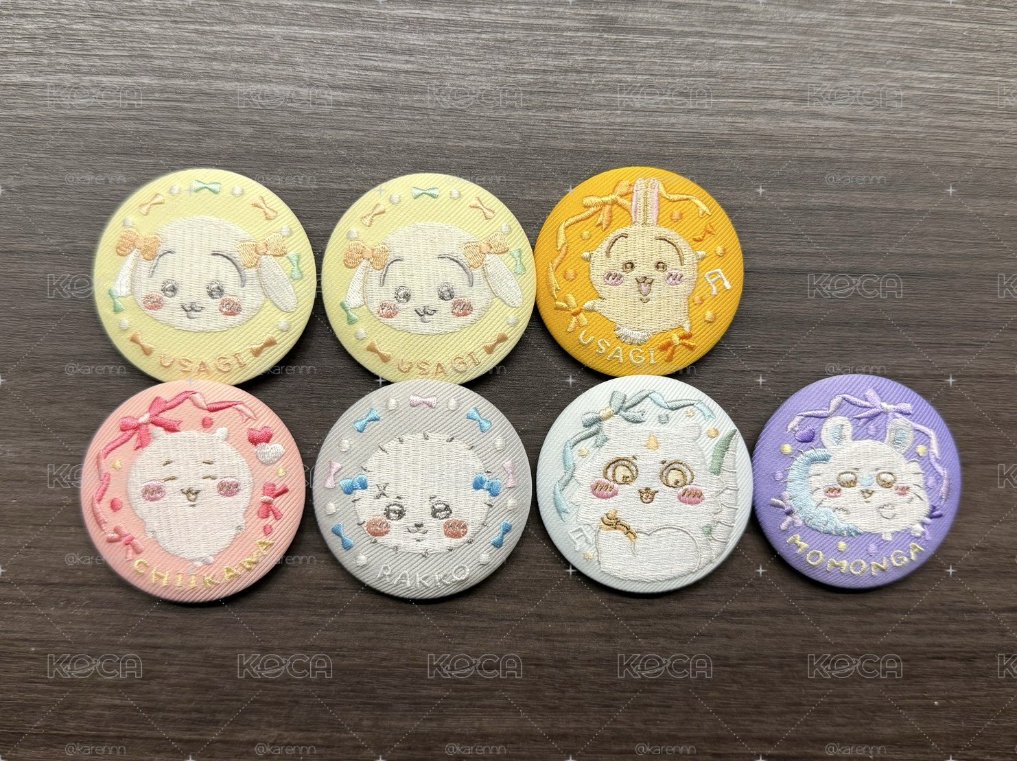 吉伊卡哇食玩刺繡徽章