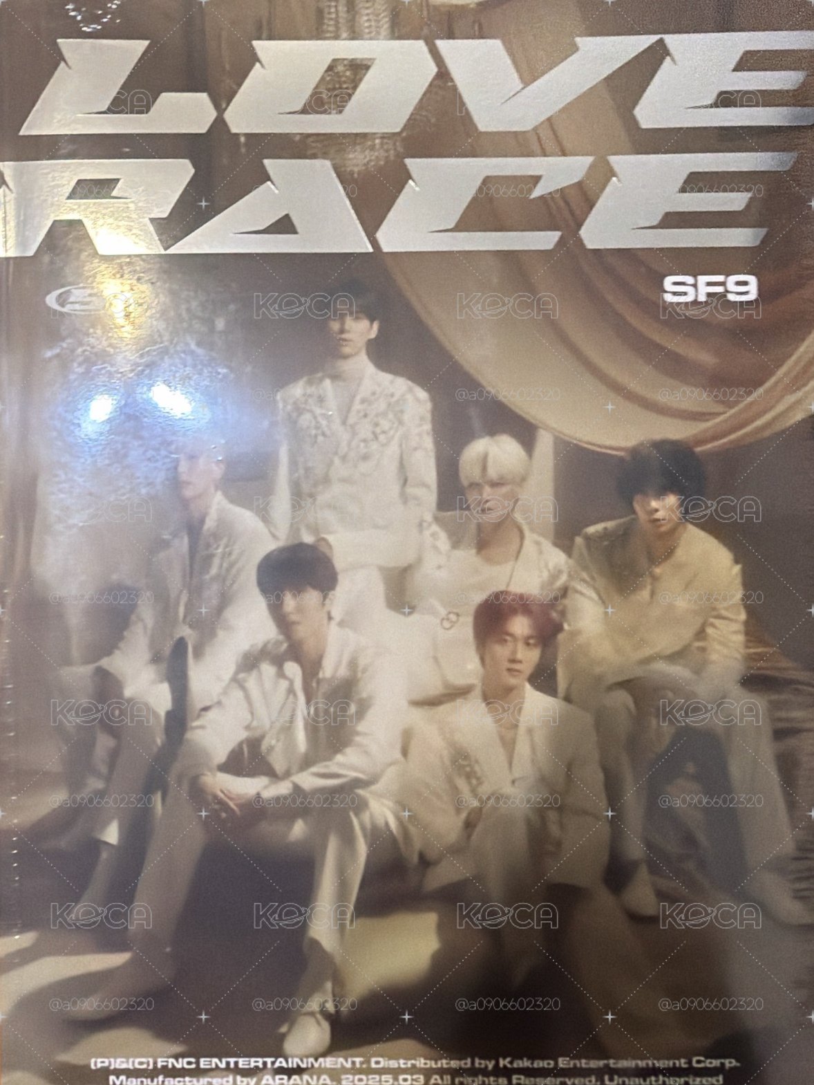 SF9 love race 專輯 全新未拆專