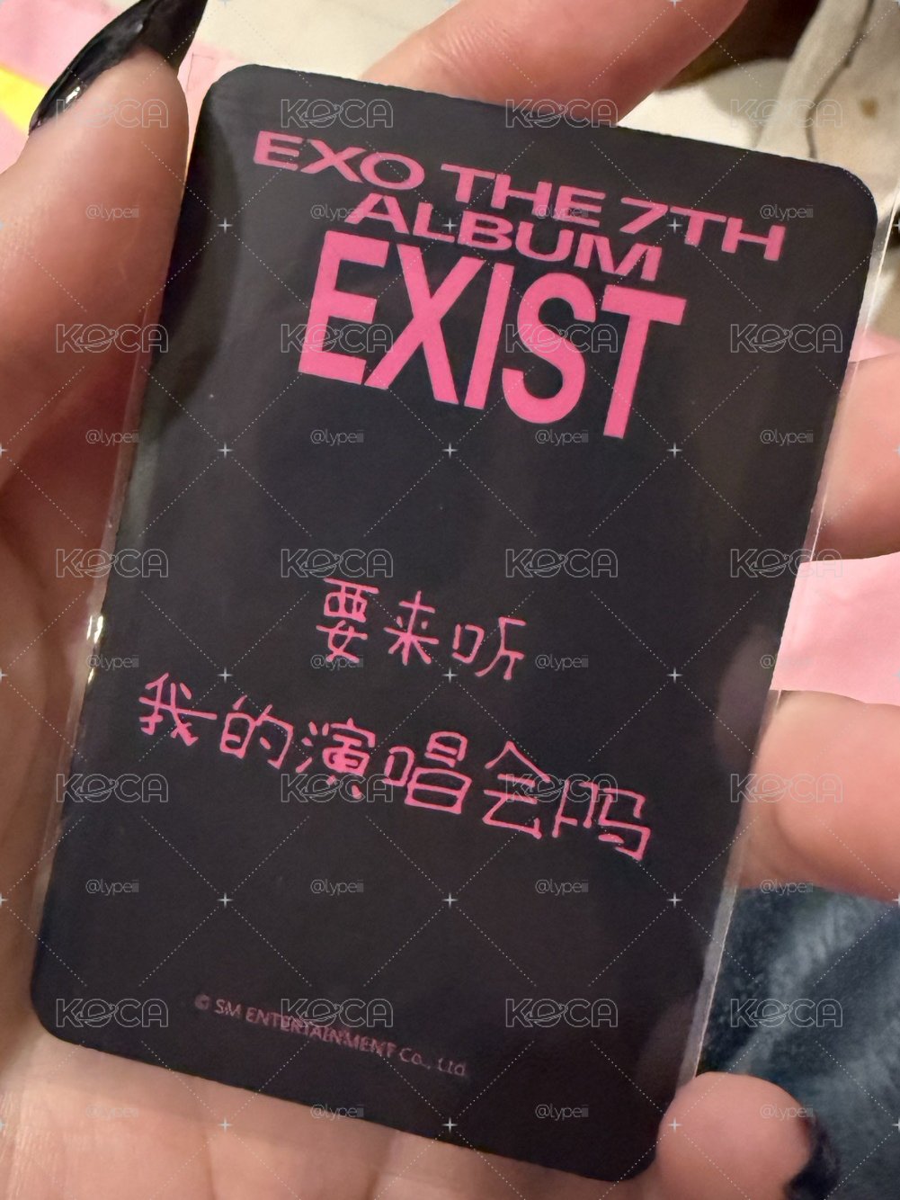 伯賢中文卡背