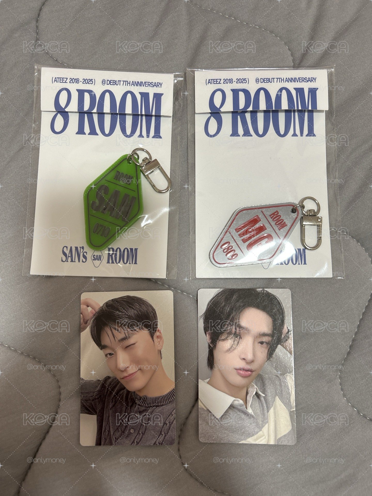 8Room 傘旼鑰匙圈&香氛卡
