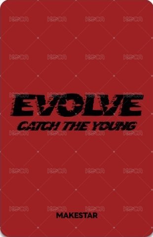 EVOLVE ms 線上 簽售卡 V臉ver. 背面