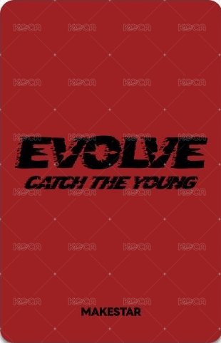 EVOLVE ms 線上 簽售卡 V臉ver. 背面