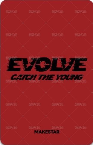 EVOLVE ms 線上 簽售卡 V臉ver. 背面
