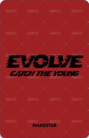 EVOLVE ms 線上 簽售卡 V臉ver. 背面