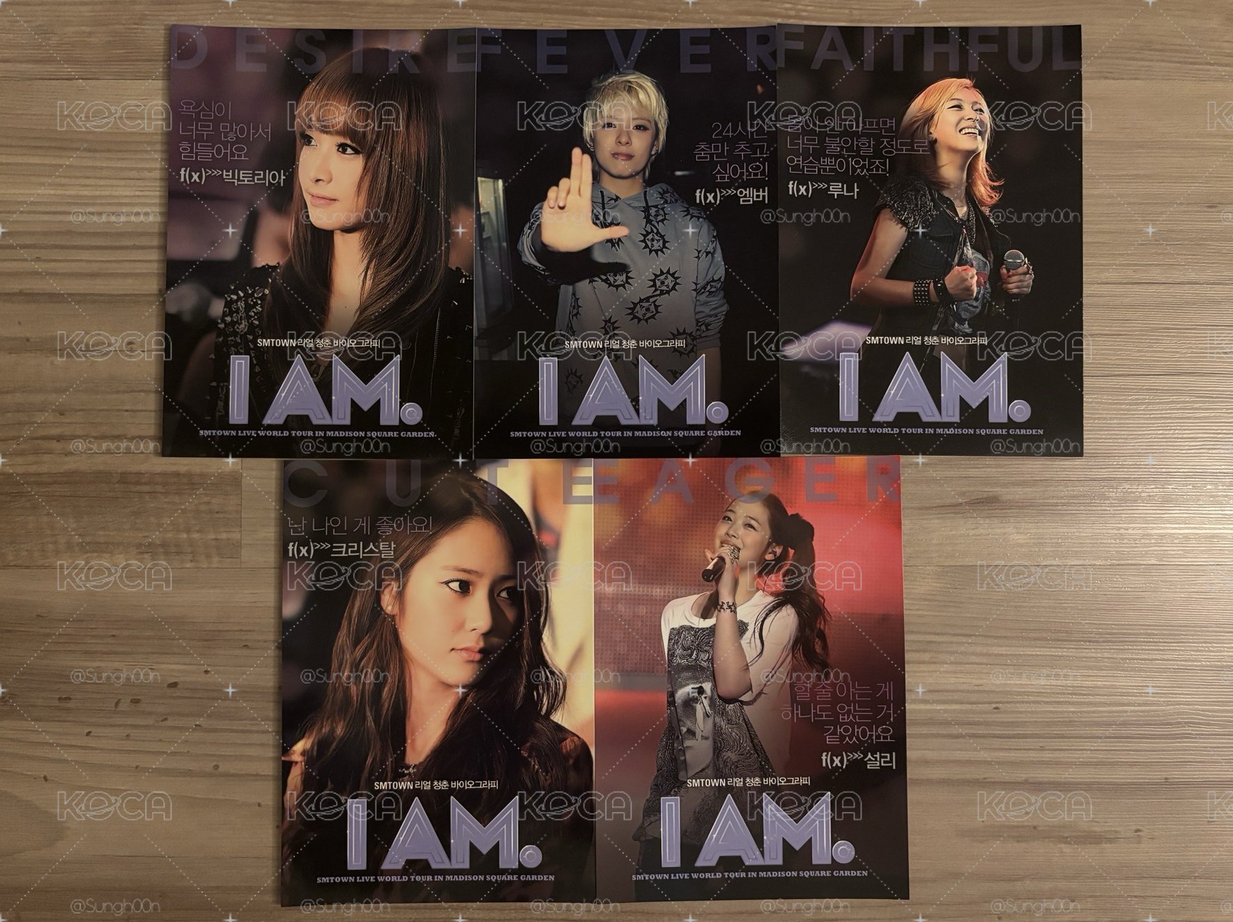 f(x) SMTOWN官方明信片