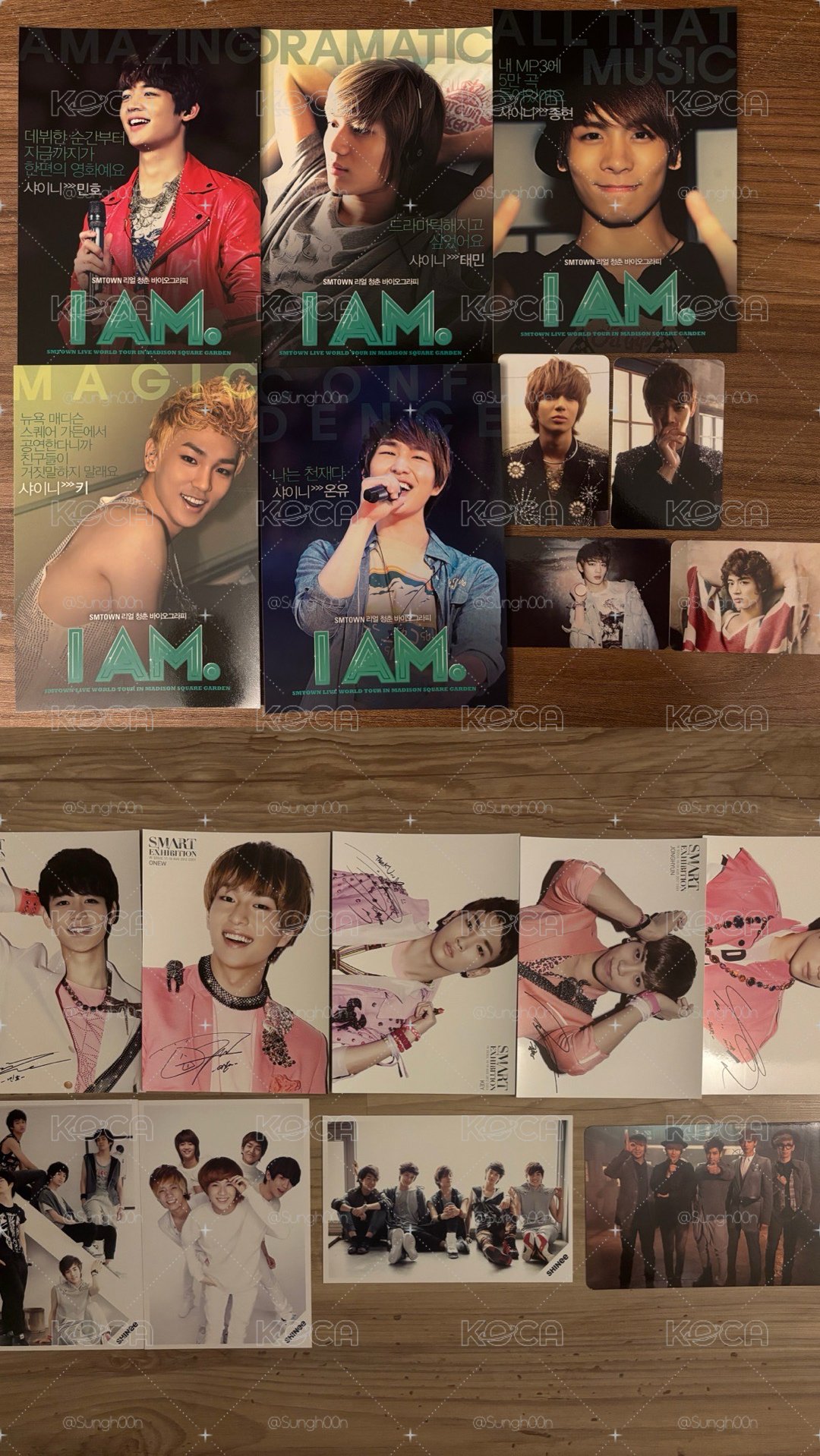 SHINee 專輯小卡 官方明信片 整盤售