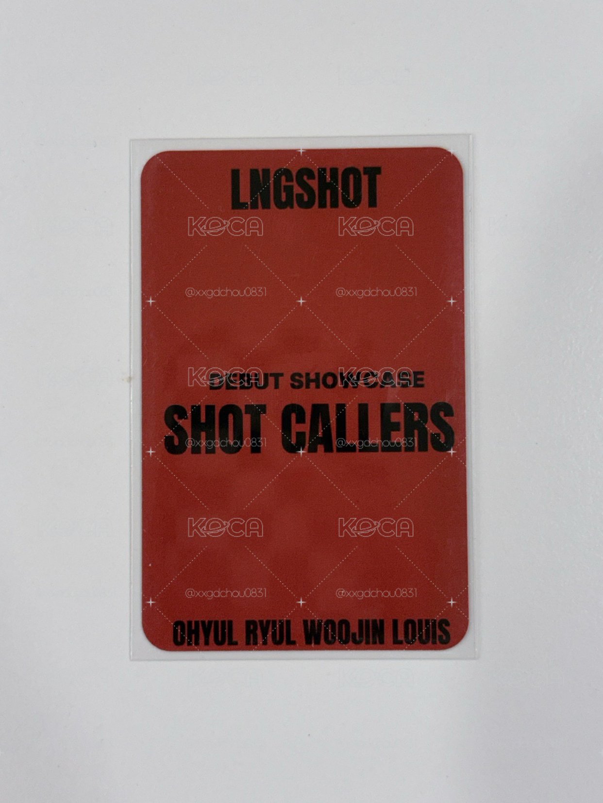 LNGSHOT｜Showcase 入場卡 / 場限卡 路易