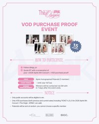 8巡 VOD 購買認證活動簽名拍立得