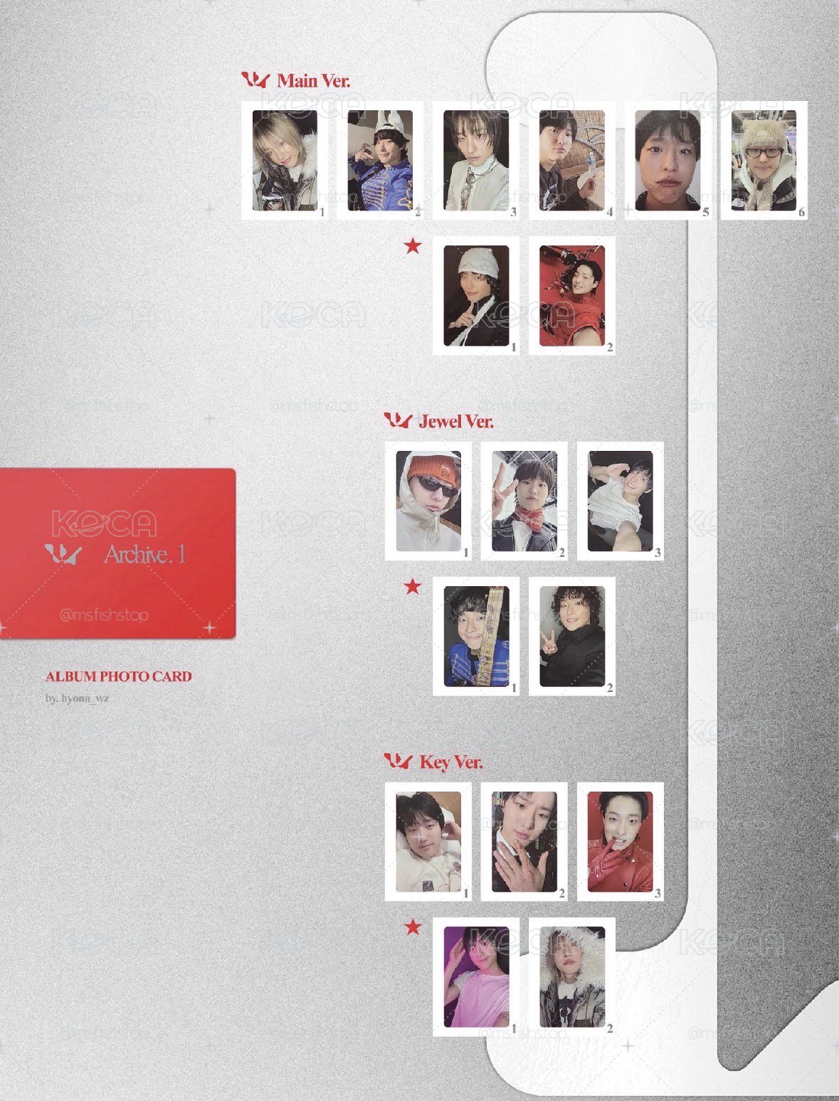 Archive. 1 Main ver. 專卡