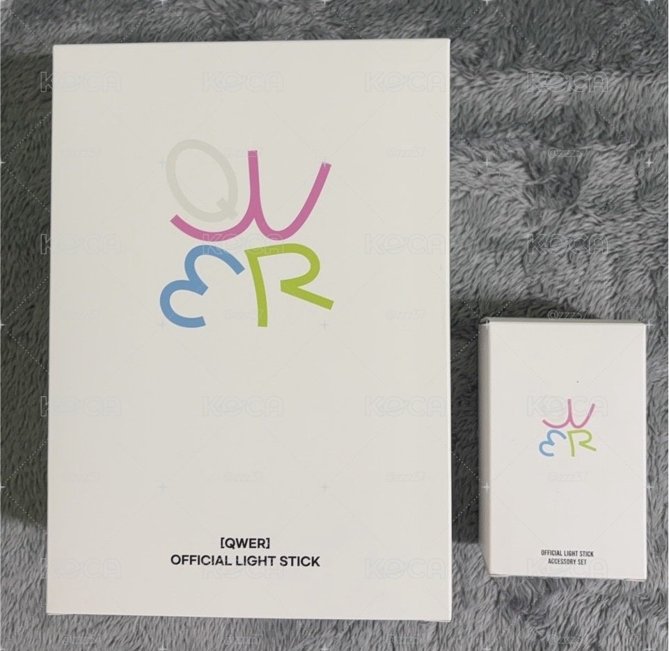 QWER手燈+手燈裝飾組 全新未拆