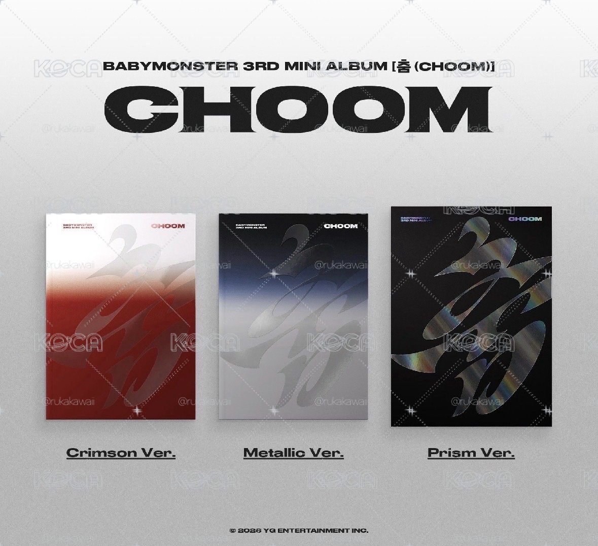 CHOOM專輯 團封組三本 全新未拆封 現貨馬上出