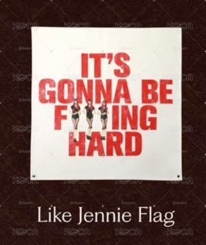Jennie Ruby一週年快閃 Like Jennie Flag
