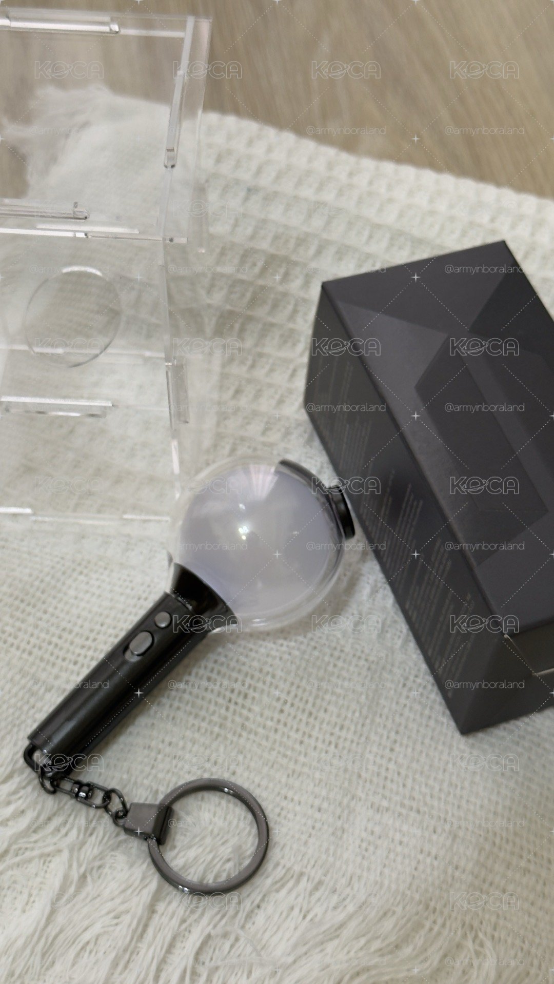 BTS特別版小手燈 手燈吊飾 附透明保護殼