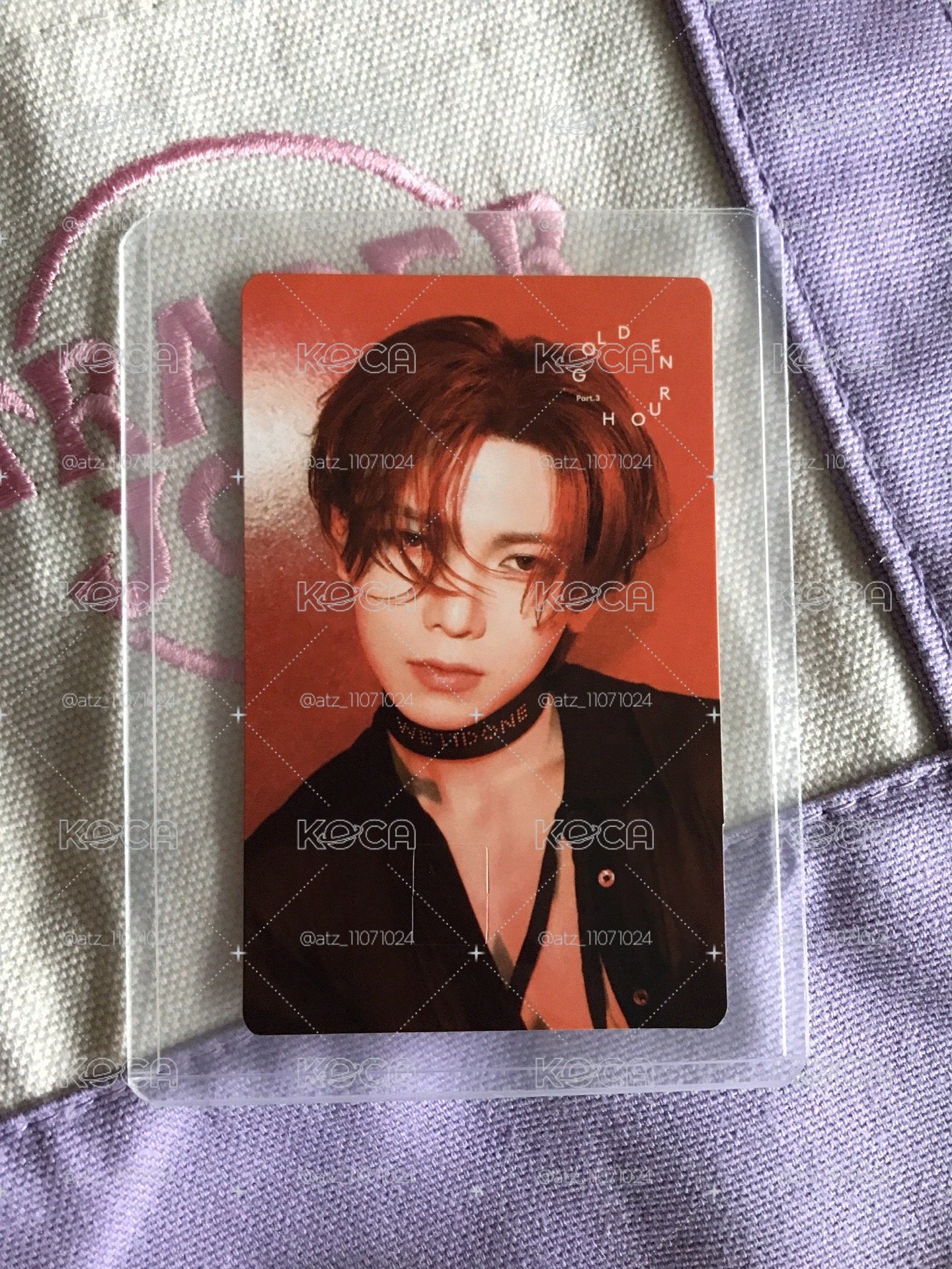 ateez 呂尚 golden hour part 3  卡貼