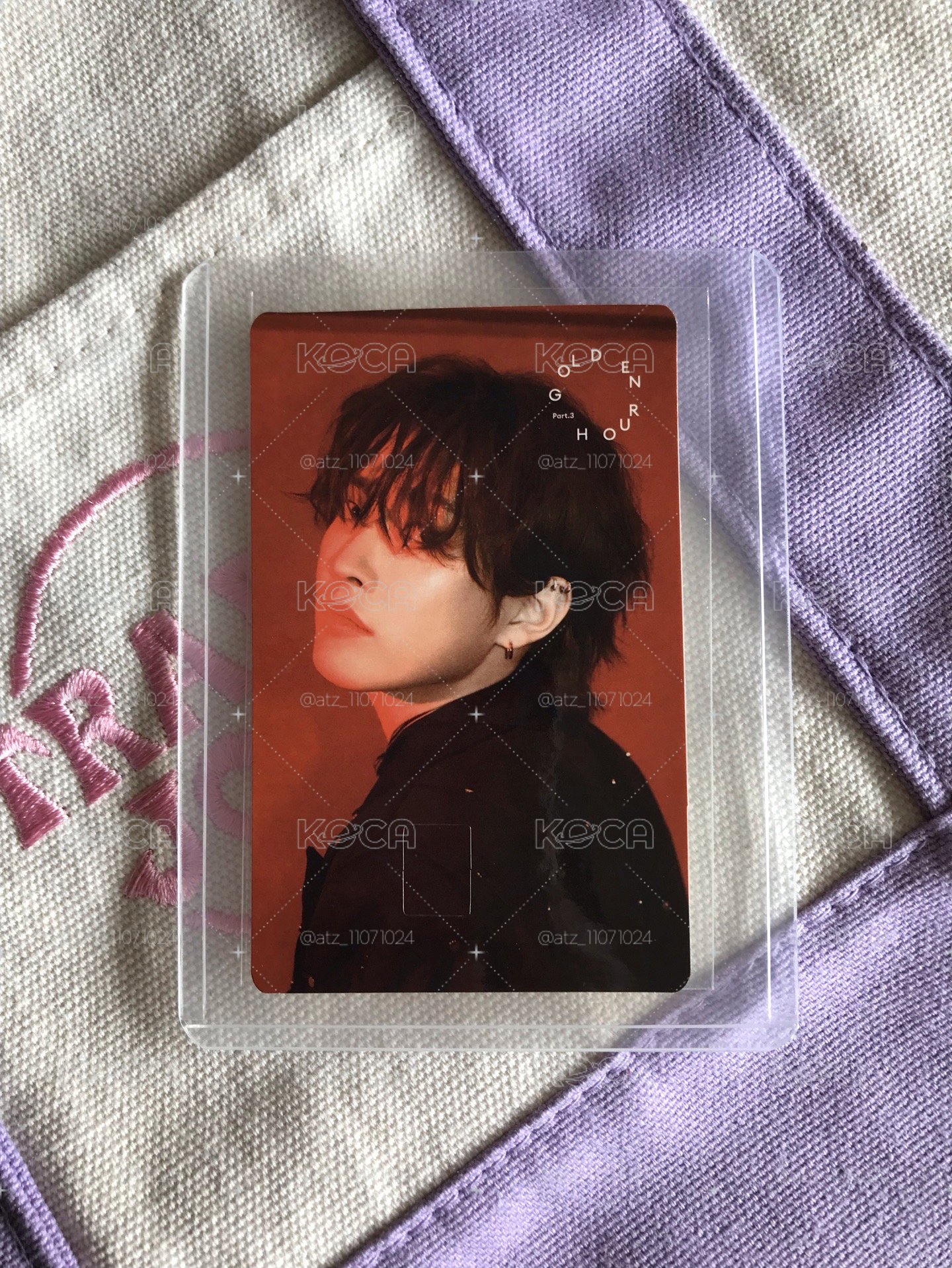 ateez 弘中 golden hour part 3 卡貼