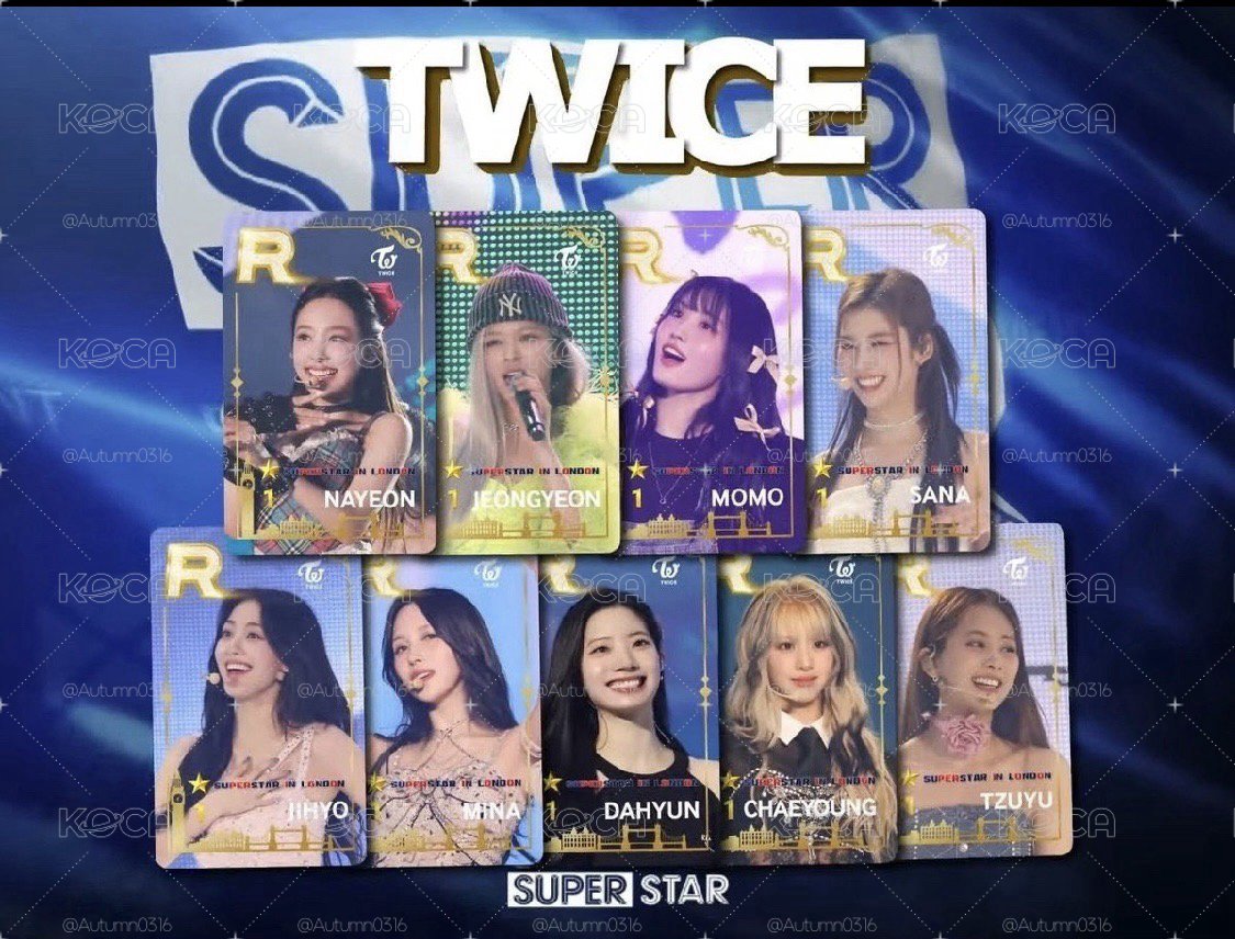 TWICE遊戲卡