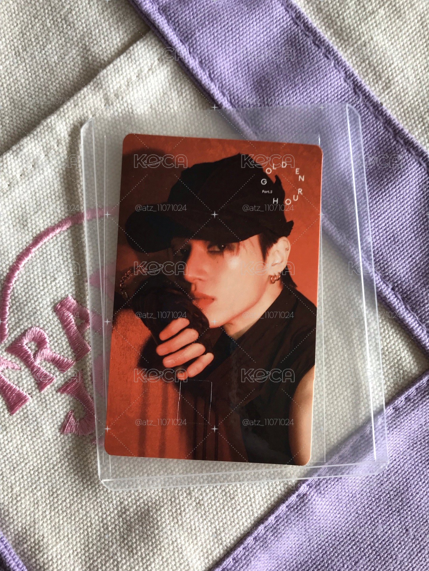 ateez 友榮 golden hour part 3 卡貼