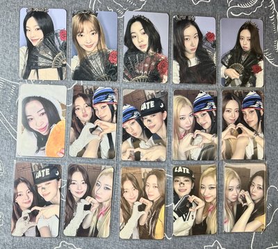 ［可直接下單］ITZY GOLD 數星星 黑玫瑰 雙人卡 ms 兔子