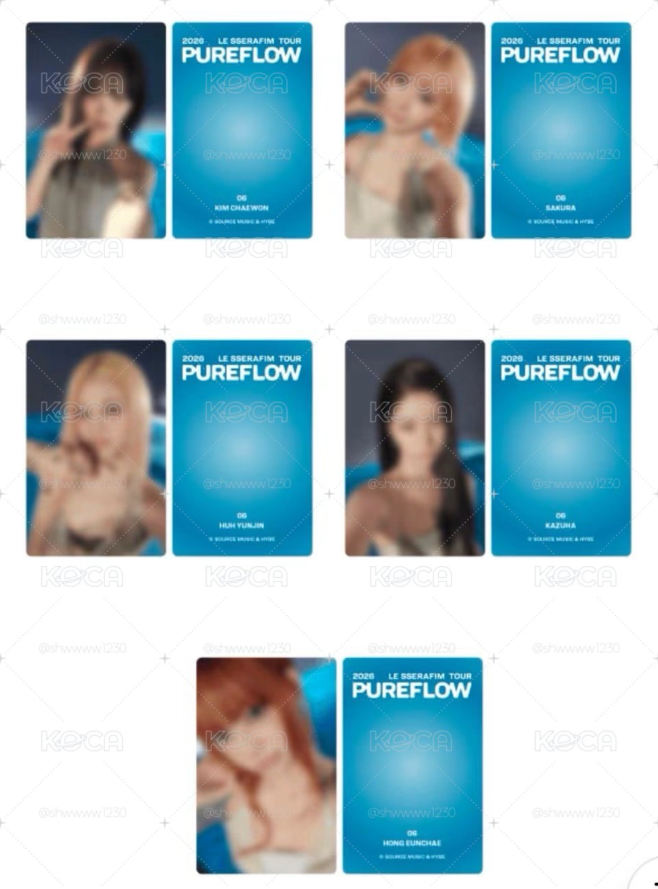 韓場隨機卡包拆售  允真6張