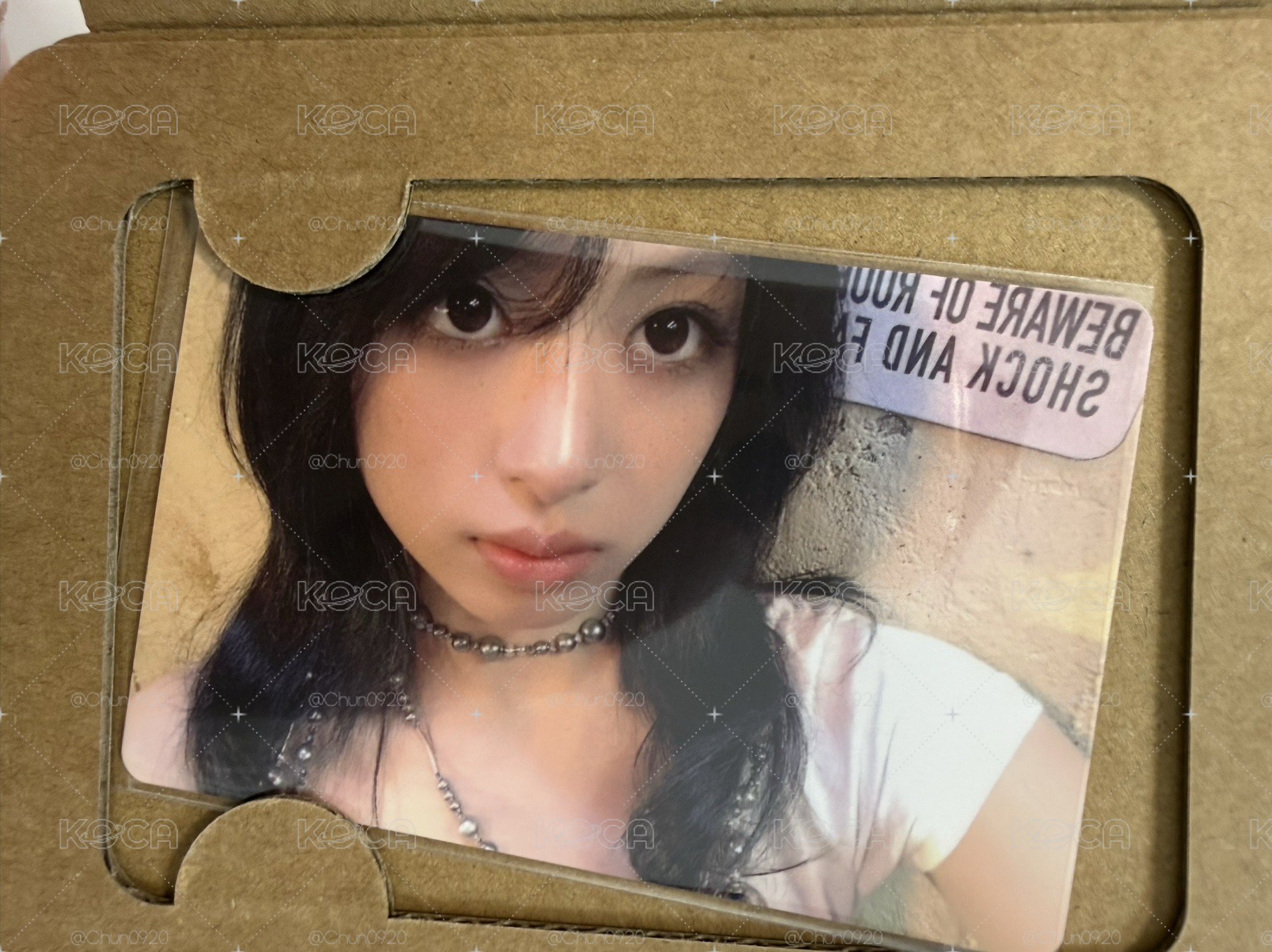 BABYMONSTER🦋賢  京東 特典卡 中背