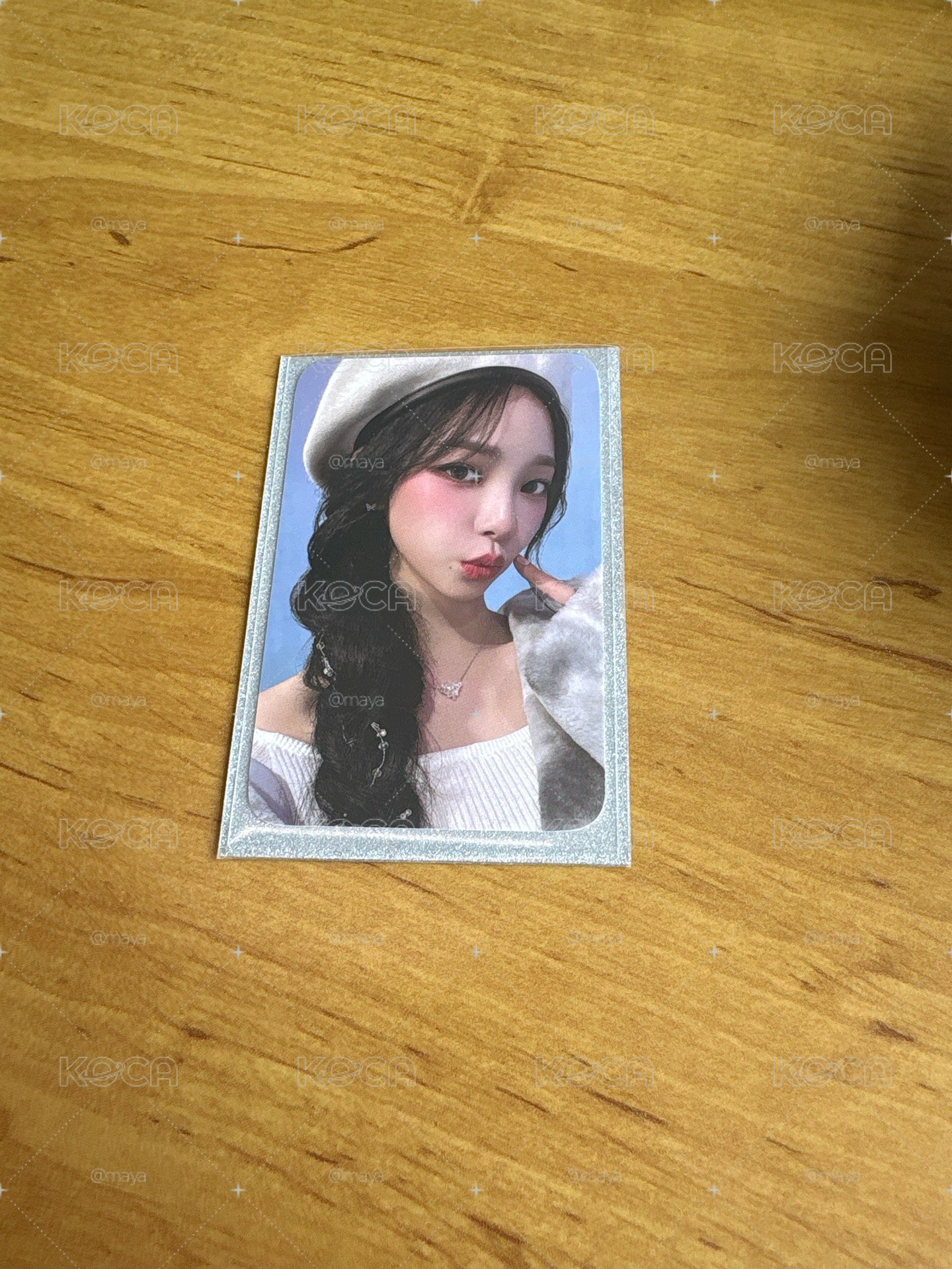 aespa 劉知珉 Karina 2023台曆後續卡冊小卡 柚 貝雷帽柚 嘟嘴柚 年曆